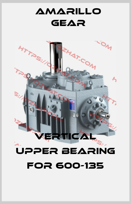 Vertical Upper Bearing for 600-135 Amarillo Gear