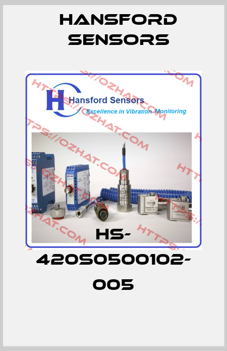 HS- 420S0500102- 005 Hansford Sensors