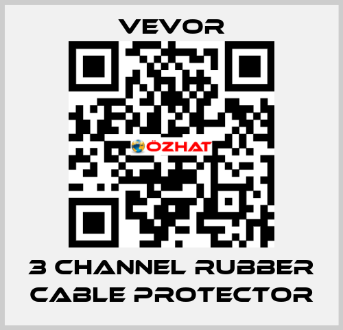 3 Channel Rubber Cable Protector VEVOR