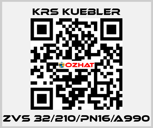 ZVS 32/210/PN16/A990 KRS KUEBLER