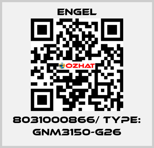 8031000866/ TYPE: GNM3150-G26 ENGEL