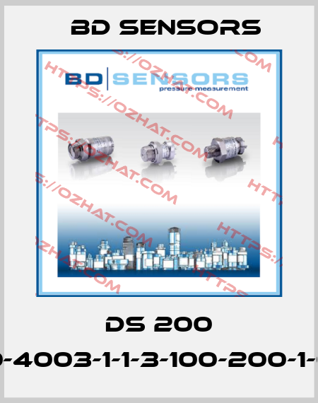 DS 200 780-4003-1-1-3-100-200-1-070 Bd Sensors