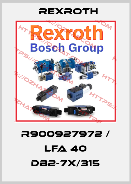 R900927972 / LFA 40 DB2-7X/315 Rexroth