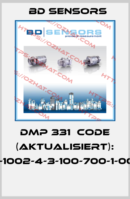 DMP 331  Code (aktualisiert): 111-1002-4-3-100-700-1-000  Bd Sensors