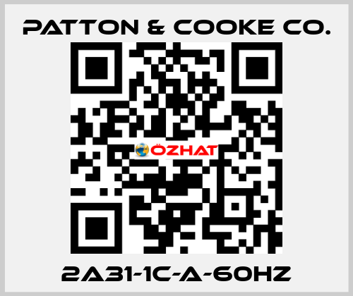 2A31-1C-A-60HZ Patton & Cooke Co.