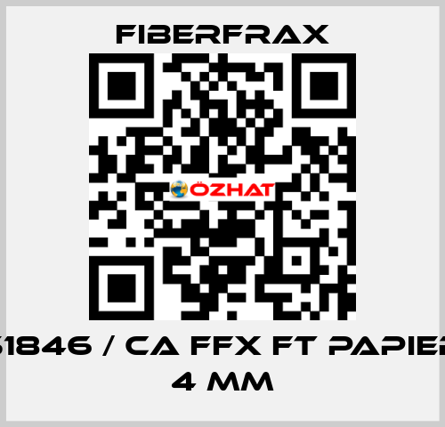51846 / CA FFX FT PAPIER 4 MM Fiberfrax
