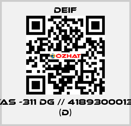 TAS -311 DG // 41893000131 (D) Deif