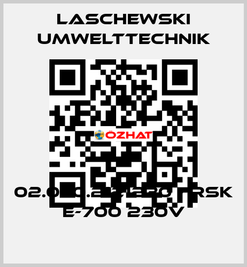 02.070.2121230 - RSK E-700 230V LASCHEWSKI UMWELTTECHNIK