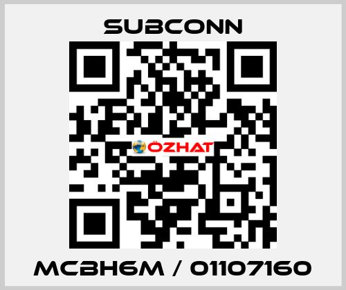 MCBH6M / 01107160 SubConn