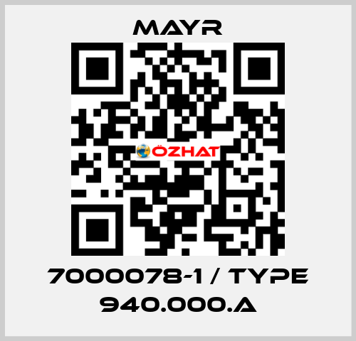 7000078-1 / Type 940.000.A Mayr