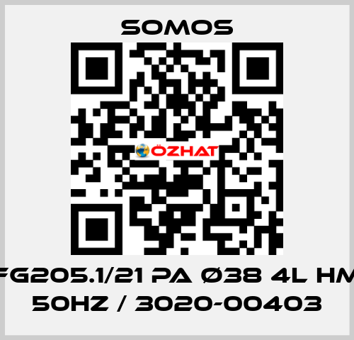 FG205.1/21 PA ø38 4l HM 50Hz / 3020-00403 Somos
