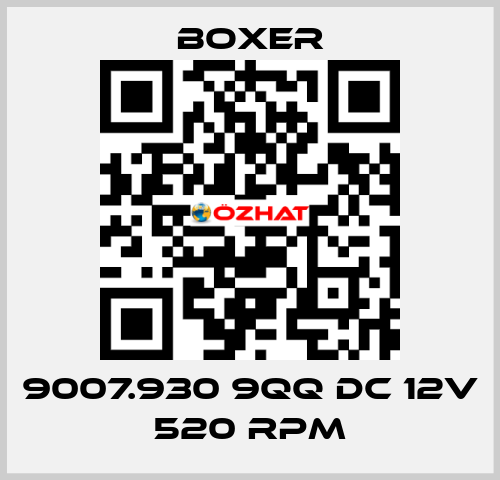9007.930 9QQ DC 12V 520 rpm Boxer