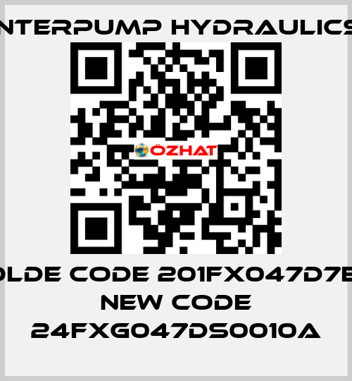 olde code 201FX047D7E/ new code 24FXG047DS0010A Interpump hydraulics