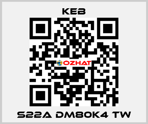 S22A DM80K4 TW KEB