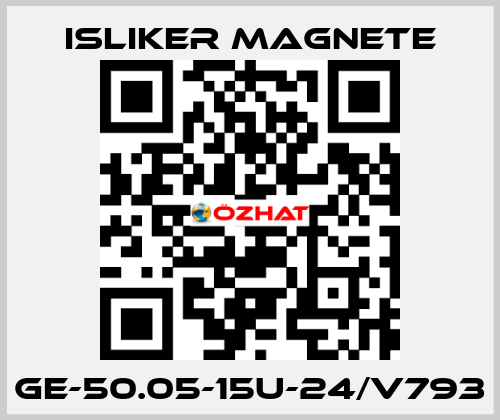 GE-50.05-15U-24/V793 ISLIKER MAGNETE