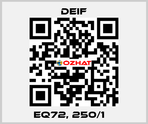EQ72, 250/1 А Deif
