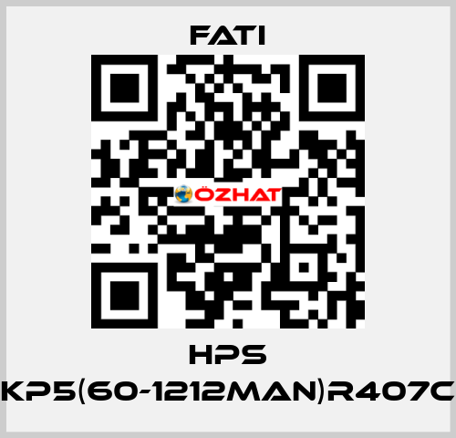 HPS KP5(60-1212MAN)R407C FATI