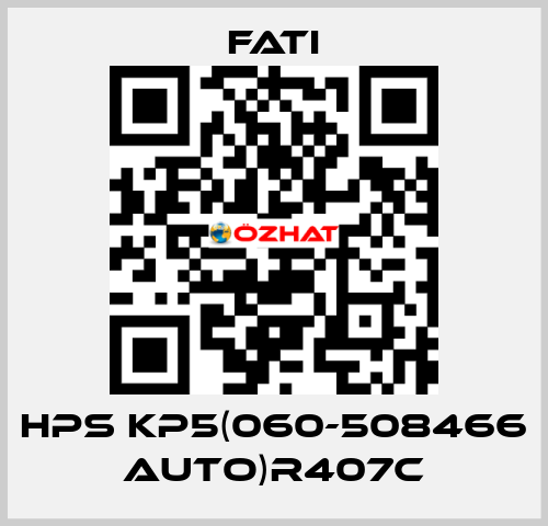 HPS KP5(060-508466 AUTO)R407C FATI