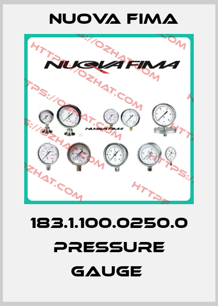 183.1.100.0250.0 Pressure gauge  Nuova Fima