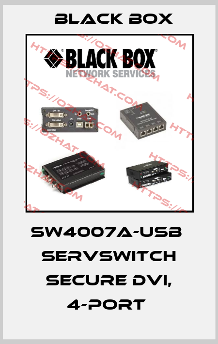 SW4007A-USB  ServSwitch Secure DVI, 4-Port  Black Box