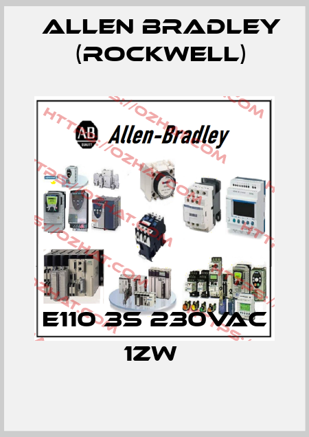 E110 3s 230VAC 1ZW  Allen Bradley (Rockwell)
