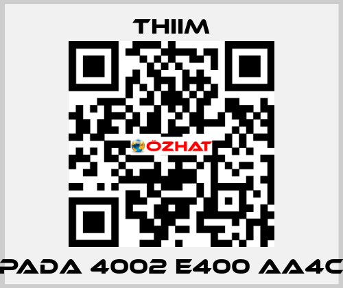PADA 4002 E400 AA4C Thiim