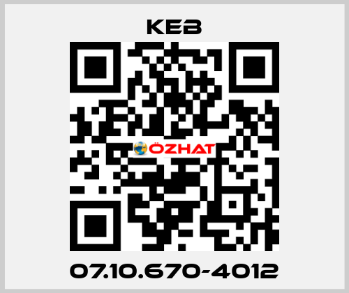 07.10.670-4012 KEB