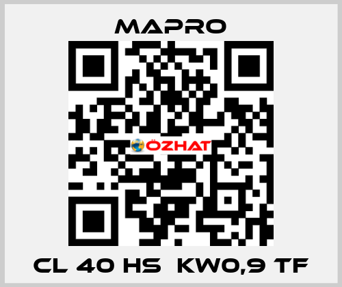 CL 40 HS  kW0,9 TF Mapro