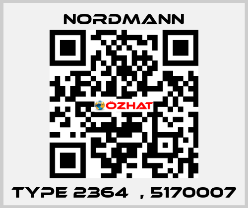 Type 2364А, 5170007 Nordmann