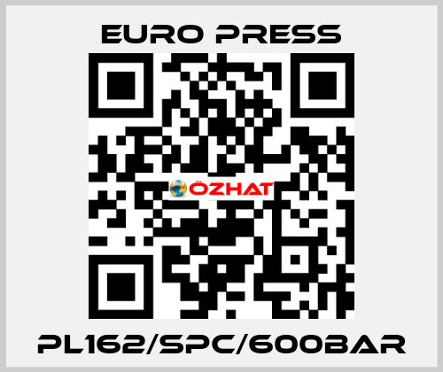 PL162/SPC/600BAR Euro Press