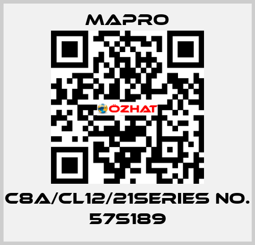 C8A/CL12/21Series no. 57S189 Mapro
