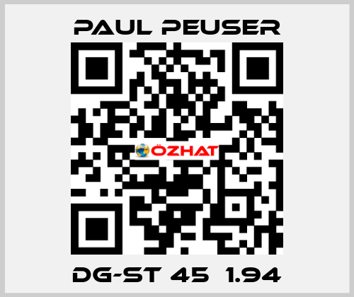 DG-ST 45，1.94 PAUL PEUSER