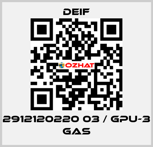 2912120220 03 / GPU-3 Gas Deif