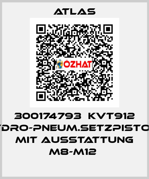 300174793  KVT912 HYDRO-PNEUM.SETZPISTOLE  MIT AUSSTATTUNG M8-M12  Atlas