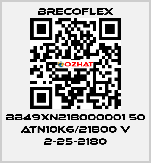 BB49XN218000001 50 ATN10K6/21800 V 2-25-2180 Brecoflex