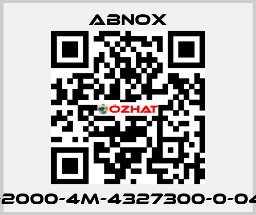 AX-2000-4M-4327300-0-040P ABNOX