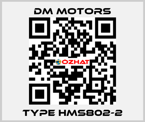 Type HMS802-2 DM Motors