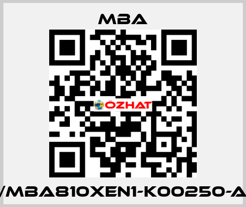 1213340/MBA810XEN1-K00250-A-XXXXX MBA