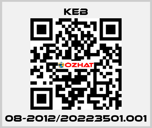 08-2012/20223501.001 KEB