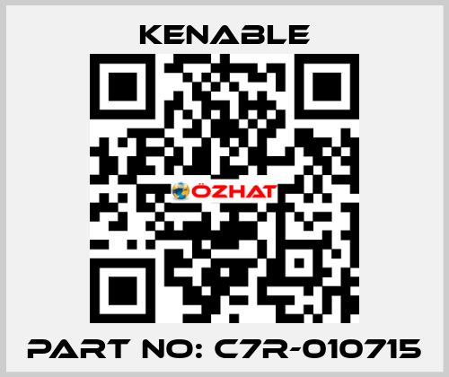 part no: C7R-010715 Kenable