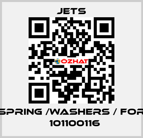spring /washers / for 	101100116 JETS