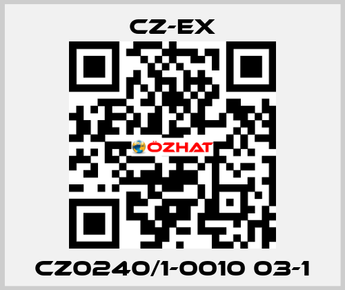 CZ0240/1-0010 03-1 CZ-EX
