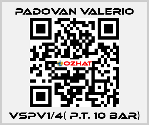 VSPV1/4( p.t. 10 bar) PADOVAN VALERIO