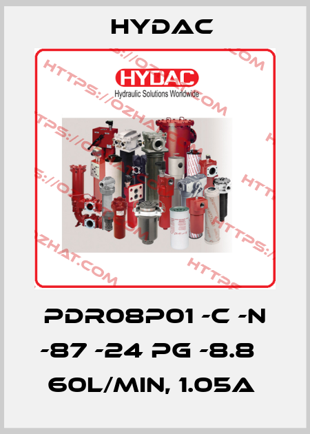 PDR08P01 -C -N -87 -24 PG -8.8   60l/min, 1.05A  Hydac