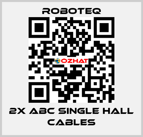 2x ABC Single Hall Cables Roboteq