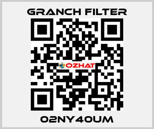 02NY40UM GRANCH FILTER