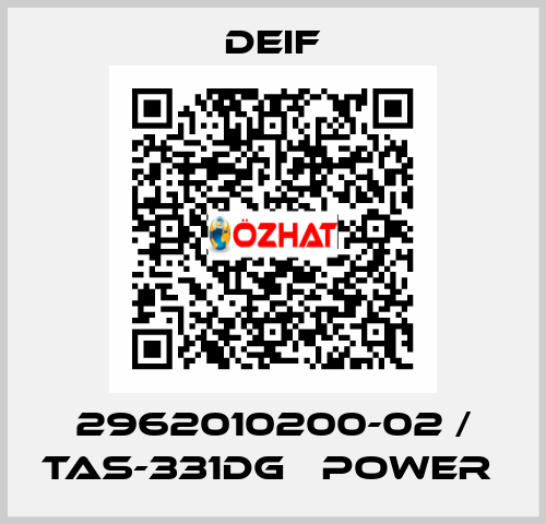 2962010200-02 / TAS-331DG   power  Deif