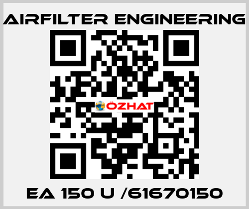 EA 150 U /61670150 Airfilter Engineering