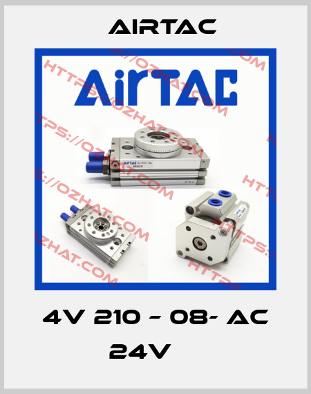 4V 210 – 08- AC 24V     Airtac