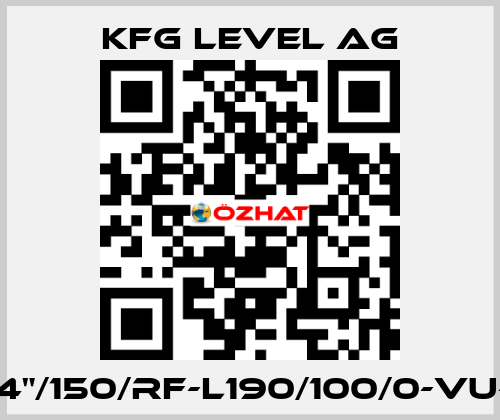 HIF-FV4"/150/RF-L190/100/0-VU-V44HI KFG Level AG